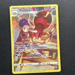 Ariados - Alt Art - 2TG09/TG30 - Brilliant Stars - Character Rare Pokemon Card - Image 1