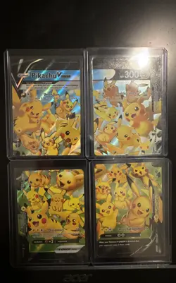 Pikachu V-Union [Set of 4] SWSH: Sword & Shield Promo Cards Holo - Image 1