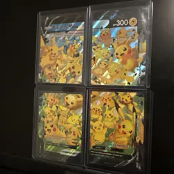 Pikachu V-Union [Set of 4] SWSH: Sword & Shield Promo Cards Holo - Image 2