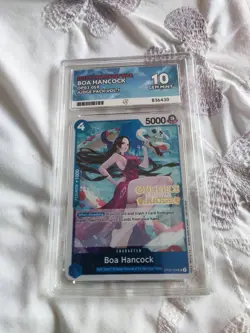 Boa Hancock (OP02-059) JUDGE Stamped English Card (ACE Grade 10) - Image 1