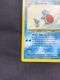 Pokemon Cards: Southern Islands: Wartortle 15/18 - Image 5