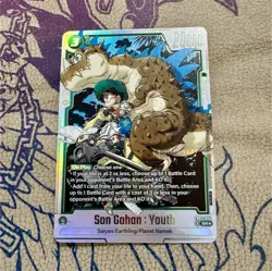 Bandai Dragon Ball Super Card Game Son Gohan: Youth FB05-054 SR+ Full Art Foil - Image 1
