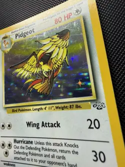 Pidgeot 8/64 Holo Jungle Pokemon Card 1999 WOTC LP - Image 3