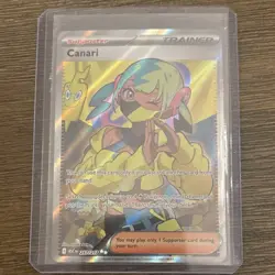 Pokemon Canari Trainer-Supporter Full Art Holo 283/284 Card - Image 1