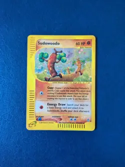 Pokemon TCG Sudowoodo H24/H32 Aquapolis Holo Unlimited WOTC Card - Image 1