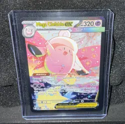 Mega Clefable EX SIR 119/088 Perfect Order Holo Pokemon TCG Card - Image 1