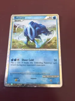 Suicune Pokemon Card Promo Silver Boarder - Image 1