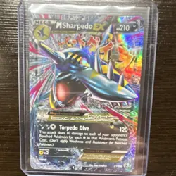 Pokemon M Sharpedo EX Mega Promo Holo XY XY200 210HP English Card - Image 1