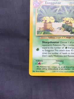 Pokemon Cards: Southern Islands: Exeggutor 13/18 - Image 5