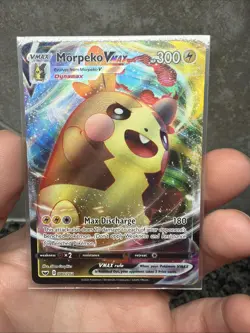Morpeko VMAX 080/202 ULTRA RARE Sword & Shield Pokemon TCG Card NM/M 🔥 - Image 1
