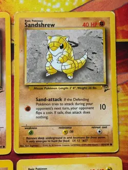 Pokemon TCG (8) Card Vintage Lot Wotc Base Set 2 - LP/MP/HP Staryu, Tangela, etc - Image 5