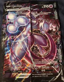 CCG Nintendo Pokemon TCG Mewtwo V-UNION 4-Card Holo Set SWSH159-162 (2021) - Image 1