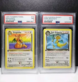 HUGE Pokemon 1st Edition lot - all PSA graded - WOTC Era Cards - Rocket Fossil - Image 2