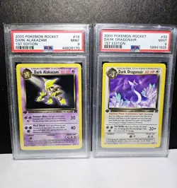 HUGE Pokemon 1st Edition lot - all PSA graded - WOTC Era Cards - Rocket Fossil - Image 4