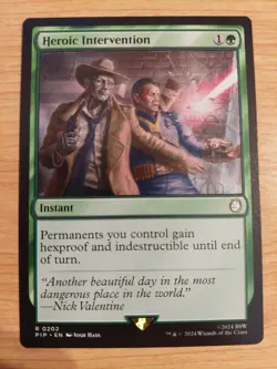 Heroic Intervention - 0202 (Universes Beyond: Fallout) - Near Mint NM - Rare - Image 1