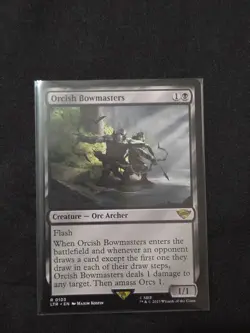 Magic the Gathering Tales of Middle-Earth Orcish Bowmaster R0103 - Image 1