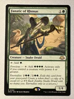 MTG / Fanatic of Rhonas / MH3 / #152 / Regular / Rare / NM - Image 1