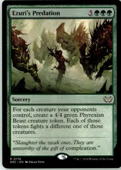 Ezuri's Predation 178 Rare Commander: Duskmourn: House of Horror Near Mint - Image 2