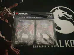 Final Fantasy X Universes Beyond Ultra Pro Summon Bahamut 100ct Deck Sleeves. Ne - Image 1
