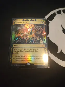 Demonic Tutor x 1 N/M TRADITIONAL FOIL Strixhaven Mystical Archive MTG STA 090 - Image 1