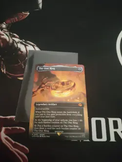The One Ring x1 N/M Lord Of The Rings Borderless Foil Promo - Image 2