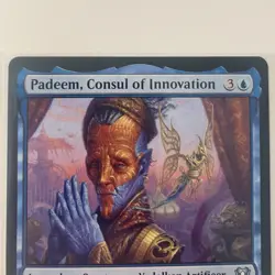 NMT MTG Padeem, Consul of Innovation Commander Masters Regular Blue Legendary - Image 2