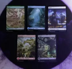 MTG * Full Art Land Lorwyn Eclipsed * 1X (Each Color) * NM - Image 1