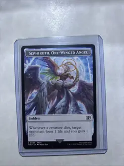 Emblem - Sephiroth, One-Winged Angel Robot Warrior Double-Sided Token FF NM - Image 1