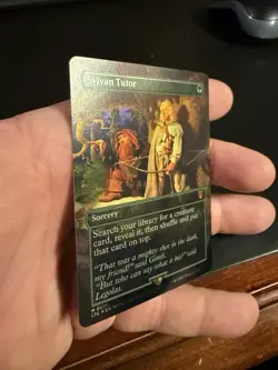 Sylvan Tutor (Borderless Foil) Lord of the Rings NM 531 - Image 2