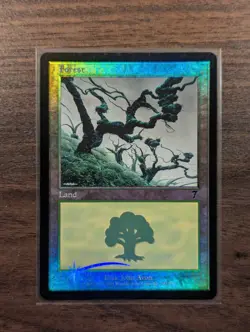 Forest - Foil - Seventh 7th Edition MTG NM and unplayed - Image 1