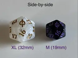 MTG Sparkly Blue 20-side Spindown Die / Dice (XL 32mm) Edge Of Eternities Bundle - Image 3