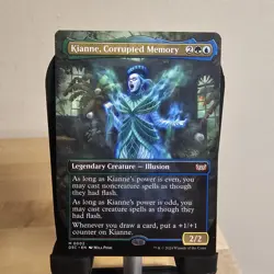 Kianne, Corrupted Memory (Borderless) [Duskmourn: House of Horror Commander] - Image 1