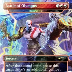 Battle of Olympus - World at War - MTG - Secret Lair Drop - 2208 - RARE ~ NM - Image 1
