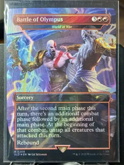 Battle of Olympus - World at War - MTG - Secret Lair Drop - 2208 - RARE ~ NM - Image 2