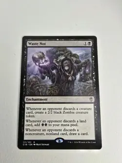 Waste Not #117 Commander 2016 C16 Magic MTG - Image 1