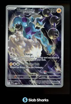 2023 POKEMON SV BLACK STAR PROMOS SVP EN 209 THUNDURUS POKEMON CENTER PROMO ETB - Image 1