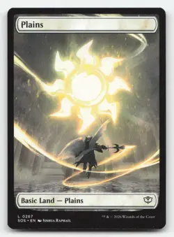 Plains (0267) 267 Land Secrets of Strixhaven Magic: The Gathering Near Mint - Image 1