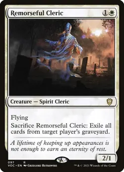 Remorseful Cleric [Crimson Vow] MTG - Image 1