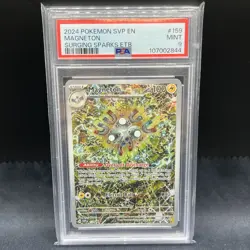 Magneton # 159 Black Star Promo - Pokemon TCG - 2024 Surging Sparks ETB | PSA 9 - Image 4