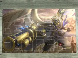 YGOmat Playmat Tri-Brigade Shuraig The Ominous Omen TCG Card Game Mat Mouse Pad - Image 1