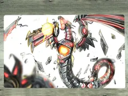 YGOmat Playmat Cyber Dragon Infinity TCG CCG Card Game Mat Board Gaming Pad Bag - Image 1