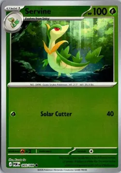 005/088 Servine Reverse Holo Pokemon TCG Perfect Order English NM - Image 1