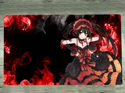 YGOmat TCG CCG Mat Date A Live Duel Playmat Tokisaki Kurumi Card Game Play Mat - Image 1