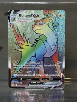 Boltund VMAX 267/264 Secret Rare Pokemon TCG Fusion Strike LP - Image 1