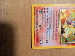Pokemon TCG Charizard Base Set Holo Rare 4/102 Stage 2 120 HP English 1999 - Image 4