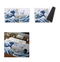 🌊 Brand New! Pokemon Center Great Wave Pikachu Friends Playmat! - Fast Ship! 🌊 - Image 1