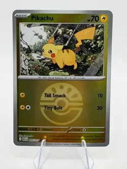 Pikachu #055/217 (Friend Ball Symbol Pattern) - ME: Ascended Heroes Pokemon TCG - Image 1