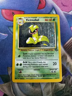 Pokemon Victreebel Jungle 14/64 Holo Unlimited Holo Rare Vintage Sugimori 1999 - Image 1