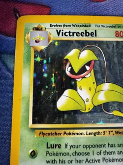 Pokemon Victreebel Jungle 14/64 Holo Unlimited Holo Rare Vintage Sugimori 1999 - Image 2