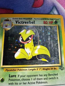 Pokemon Victreebel Jungle 14/64 Holo Unlimited Holo Rare Vintage Sugimori 1999 - Image 4